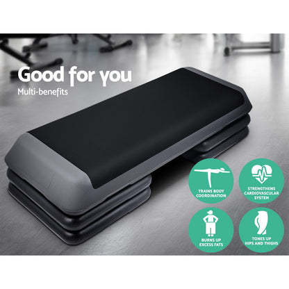 3 Level Aerobic Step Exercise Stepper 110Cm Gym Home Fitness
