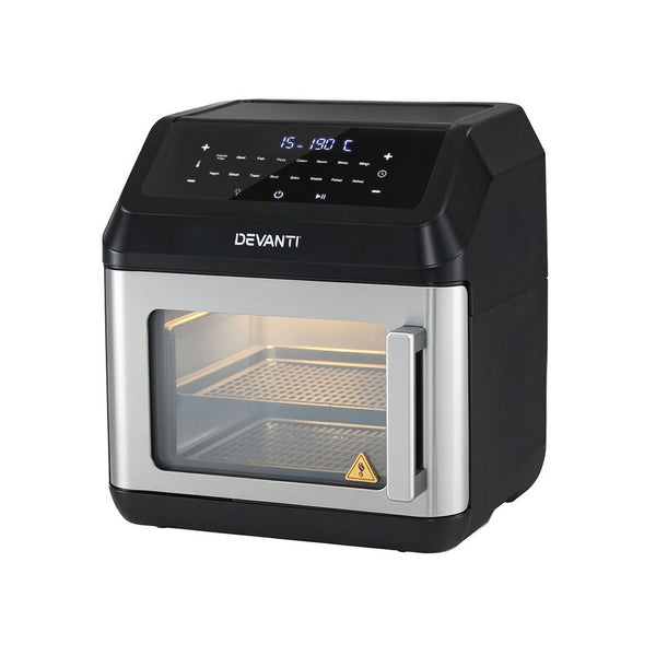  13L digital air fryer oven with LCD display for oil free fast cooking