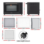 Air Fryer 32L W/ LCD Touch Oven 1700W