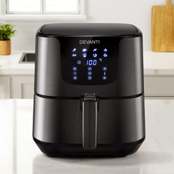 Air Fryer 7L Lcd Fryers Black
