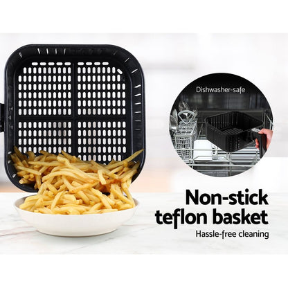 Air Fryer 7L Lcd Fryers Black