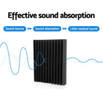 40pcs Studio Acoustic Foam Sound Absorption Proofing Panels 30x30cm Black Wedge