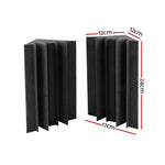 Acoustic Foam 40Pcs Corner Bass Trap Sound Absorption Proofing Treatment
