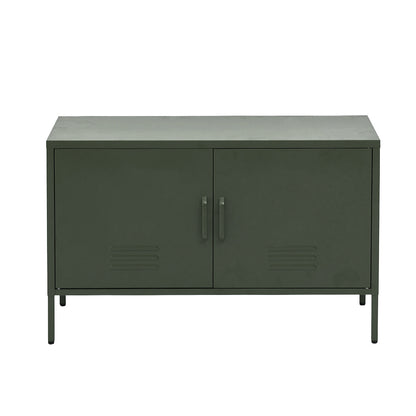 Artiss Buffet Sideboard Metal Cabinet - BASE Charcoal