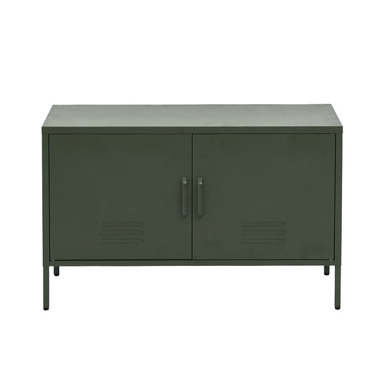Artiss Buffet Sideboard Metal Cabinet - BASE Charcoal