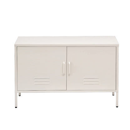Buffet Sideboard Metal Cabinet - BASE Charcoal/Green/Pink/White