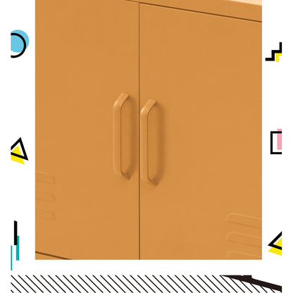 Buffet Sideboard Metal Cabinet - BASE Yellow
