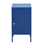 Bedside Table Metal Cabinet - Blue