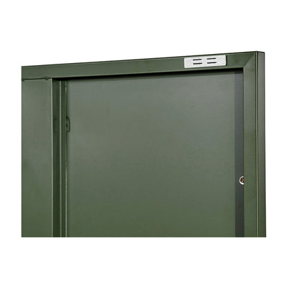 Buffet Sideboard Metal Cabinet - Double Green