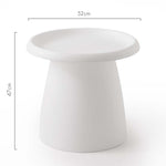 Coffee Table Mushroom Nordic Round Small Side Table 50CM YE/PK/GY/RD/WH/GR