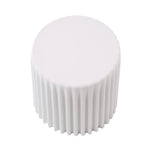 Set of 4 Cupcake Bar Stools Stackable Foot Stools Black/White