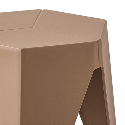 Set of 2 Puzzle Stool Plastic Stacking Stools Chair Outdoor Indoor BR/BL/YE/PK/GY/RD/GR/BK/WH