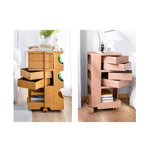 Durable Yellow Storage Trolley - 5 Tier