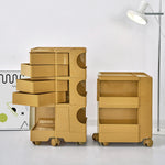 Durable Yellow Storage Trolley - 5 Tier