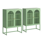 Green Mesh Door Buffet Sideboard Cabinet | HomeAndLiving