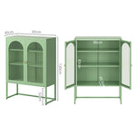 Green Mesh Door Buffet Sideboard Cabinet | HomeAndLiving
