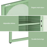 Green Mesh Door Buffet Sideboard Cabinet | HomeAndLiving