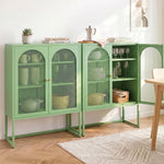 Green Mesh Door Buffet Sideboard Cabinet | HomeAndLiving