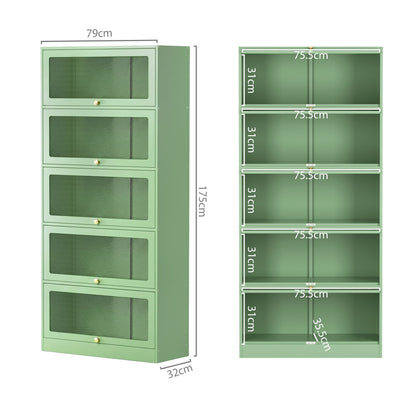 Steel Mesh Buffet Sideboard Cabinet Set of 2 | HomeAndLiving - 4