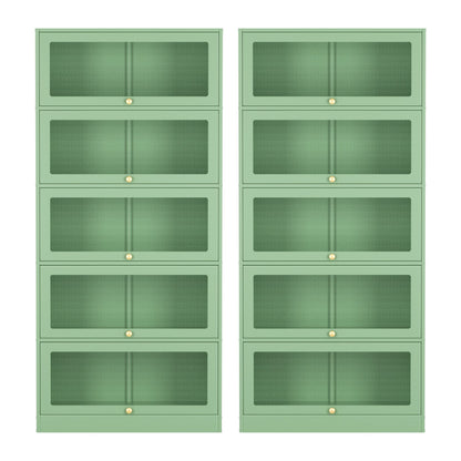 Steel Mesh Buffet Sideboard Cabinet Set of 2 | HomeAndLiving - 5