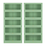 Steel Mesh Buffet Sideboard Cabinet Set of 2 | HomeAndLiving