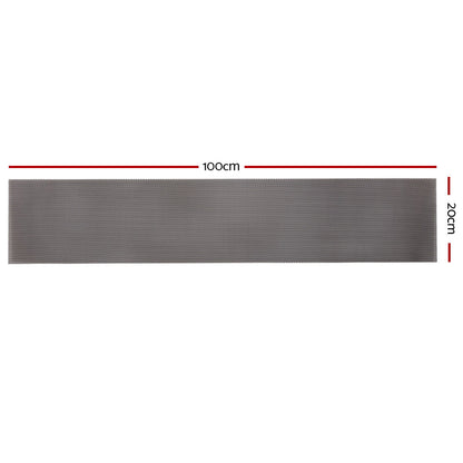 Gutter Guard Aluminium Mesh 60M 100X20Cm Black