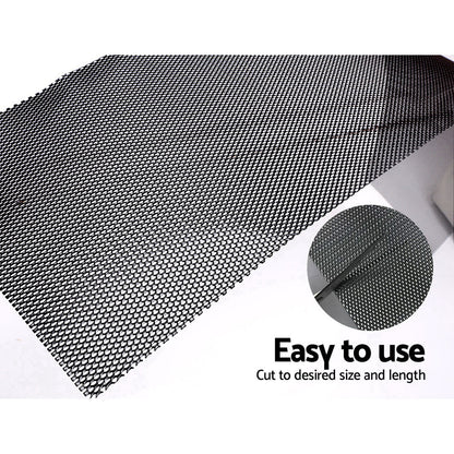 Gutter Guard Aluminium Mesh 60M 100X20Cm Black