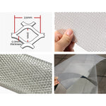 Gutter Guard Aluminium Mesh 60M 100X20Cm Silver