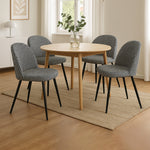 Compact 4x Dining Chairs Kitchen Cafe  Scandi Inspired Design