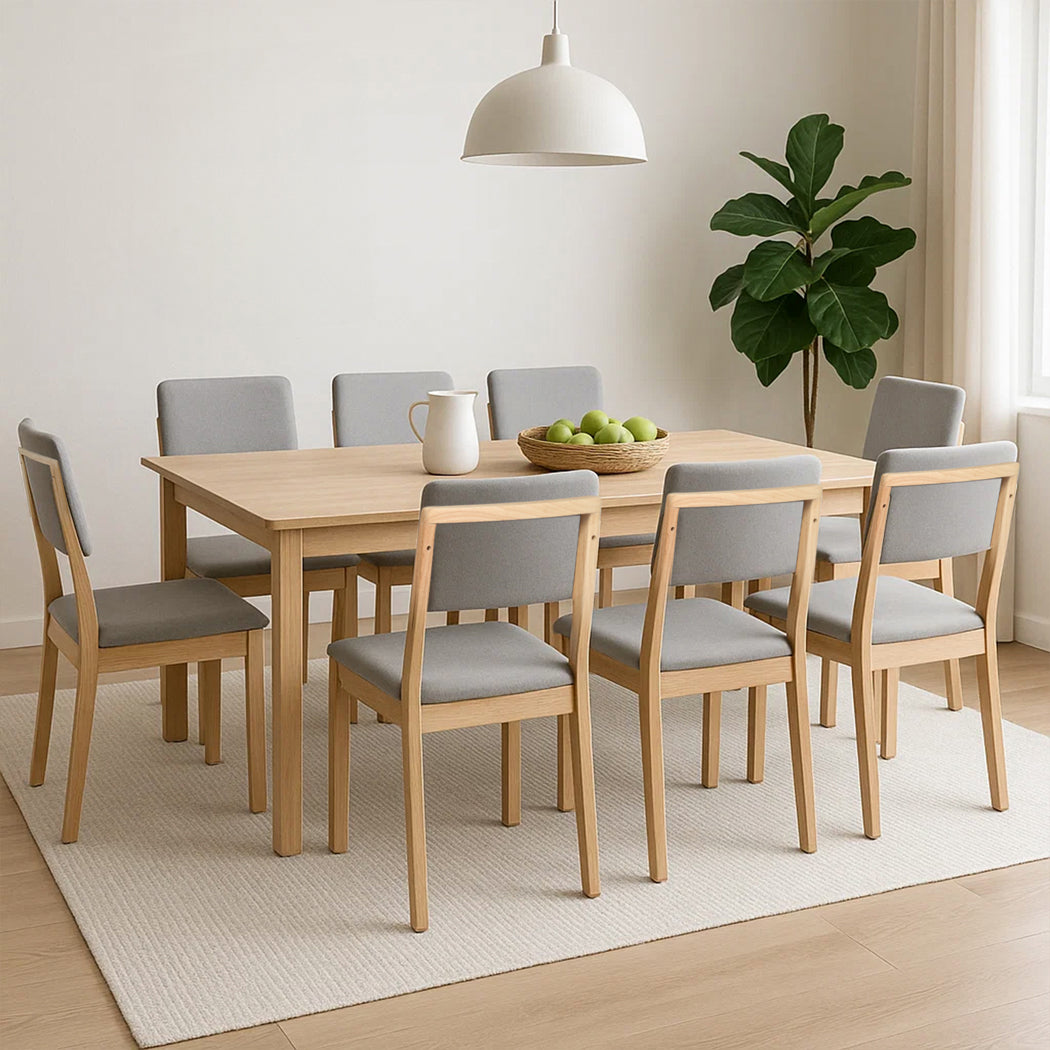 Versatile Dining Chairs 8 Upholstered Kitchen Chair  Easy Assembly