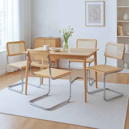 Luxury 4x Rattan Chair Dining Chairs  Comfortable Design Classic