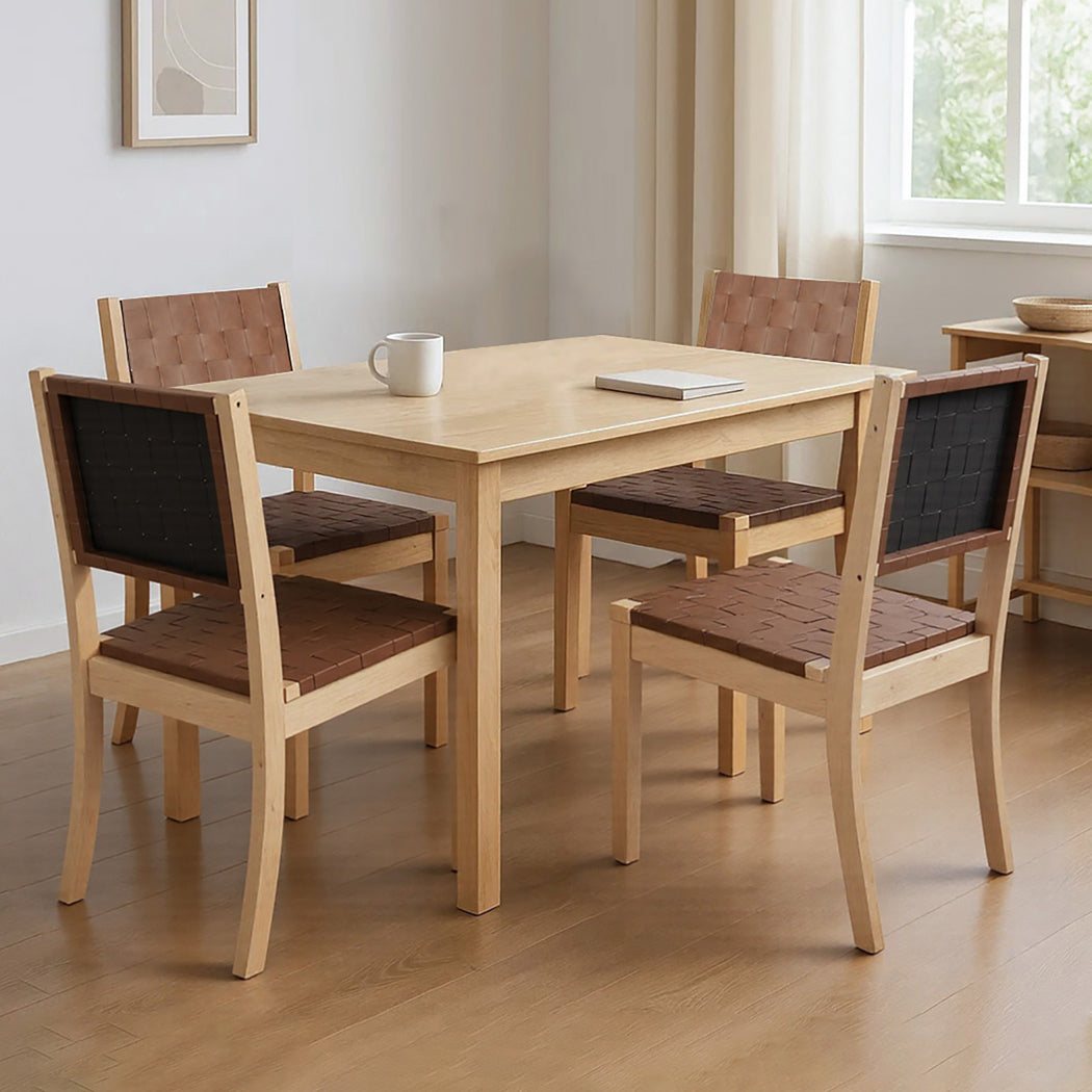 Minimalist Dining Chairs Accent Chair Lounge x4  Adjustable Height
