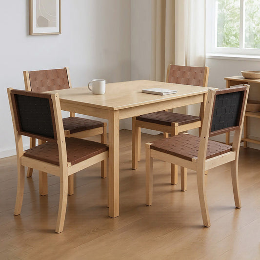 Minimalist Dining Chairs Accent Chair Lounge x4  Adjustable Height