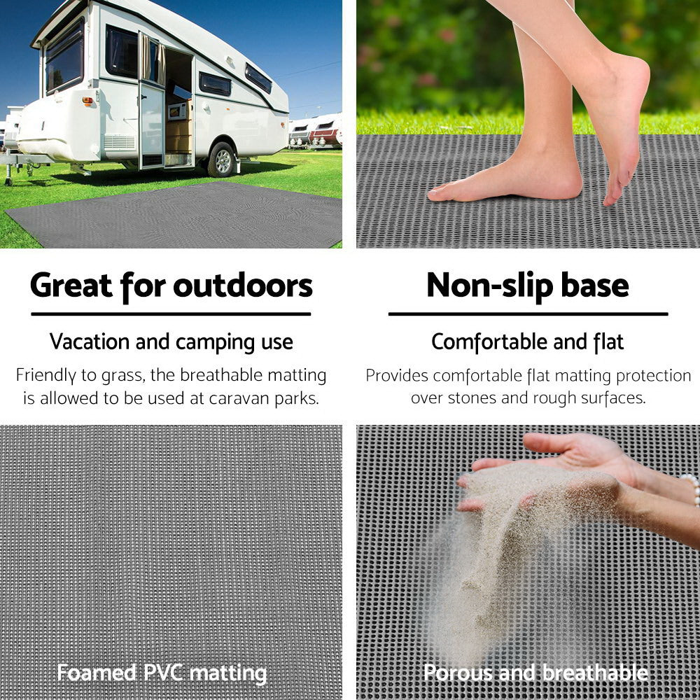 4M X 2.5M Caravan Camping Floor Matting Mesh
