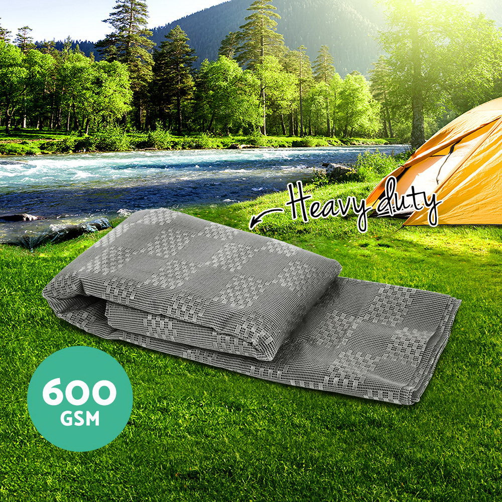 5M X 2.5M 600Gsm Caravan Camping Floor Matting Mesh
