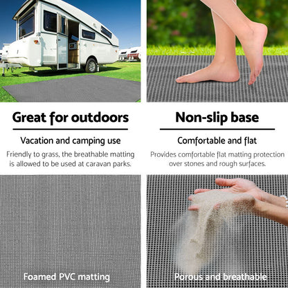 5M X 2.5M Caravan Camping Floor Matting Mesh