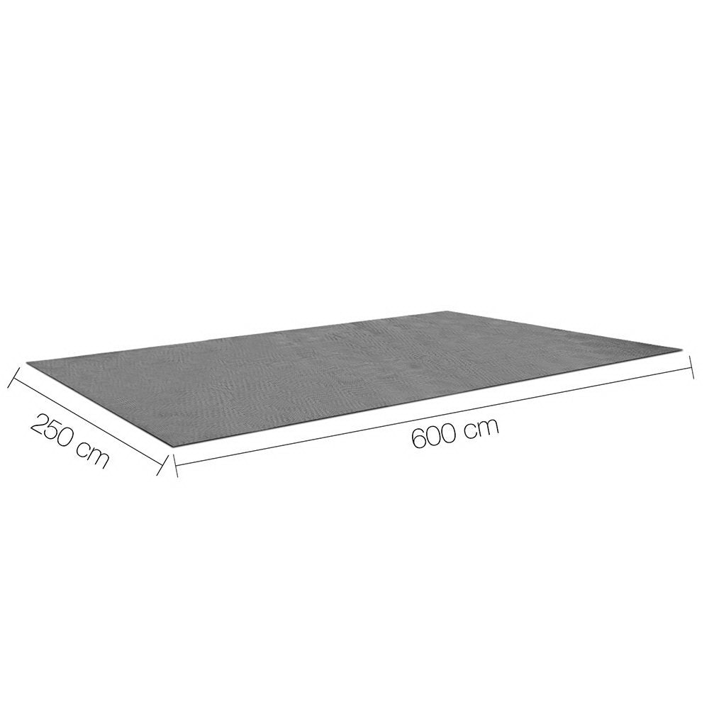 6M X 2.5M 600Gsm Caravan Camping Floor Matting Mesh