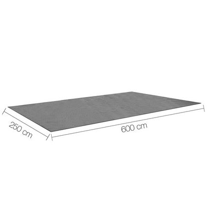 6M X 2.5M 600Gsm Caravan Camping Floor Matting Mesh