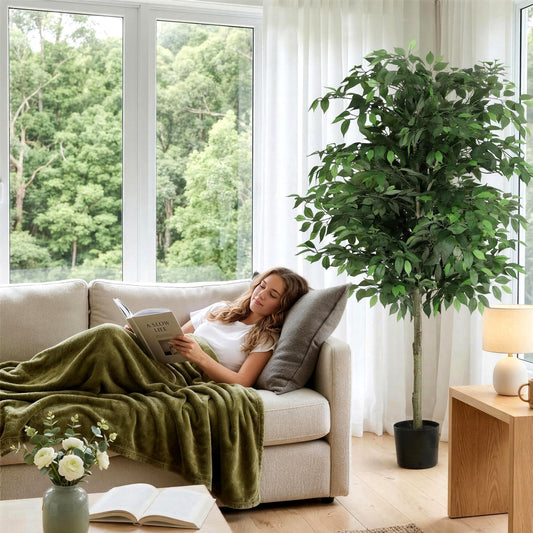 180cm Artificial Ficus Tree Indoor Plant | HomeAndLiving