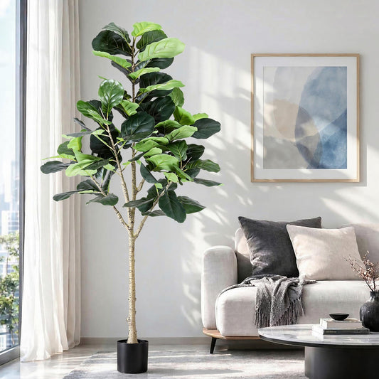 180cm Artificial Fiddle Leaf Fig Tree Indoor | HomeAndLiving