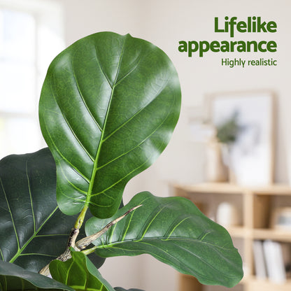 180cm Artificial Fiddle Leaf Fig Tree Indoor | HomeAndLiving