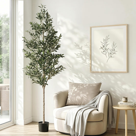 210cm Artificial Olive Tree Indoor Plant Decor | HomeAndLiving