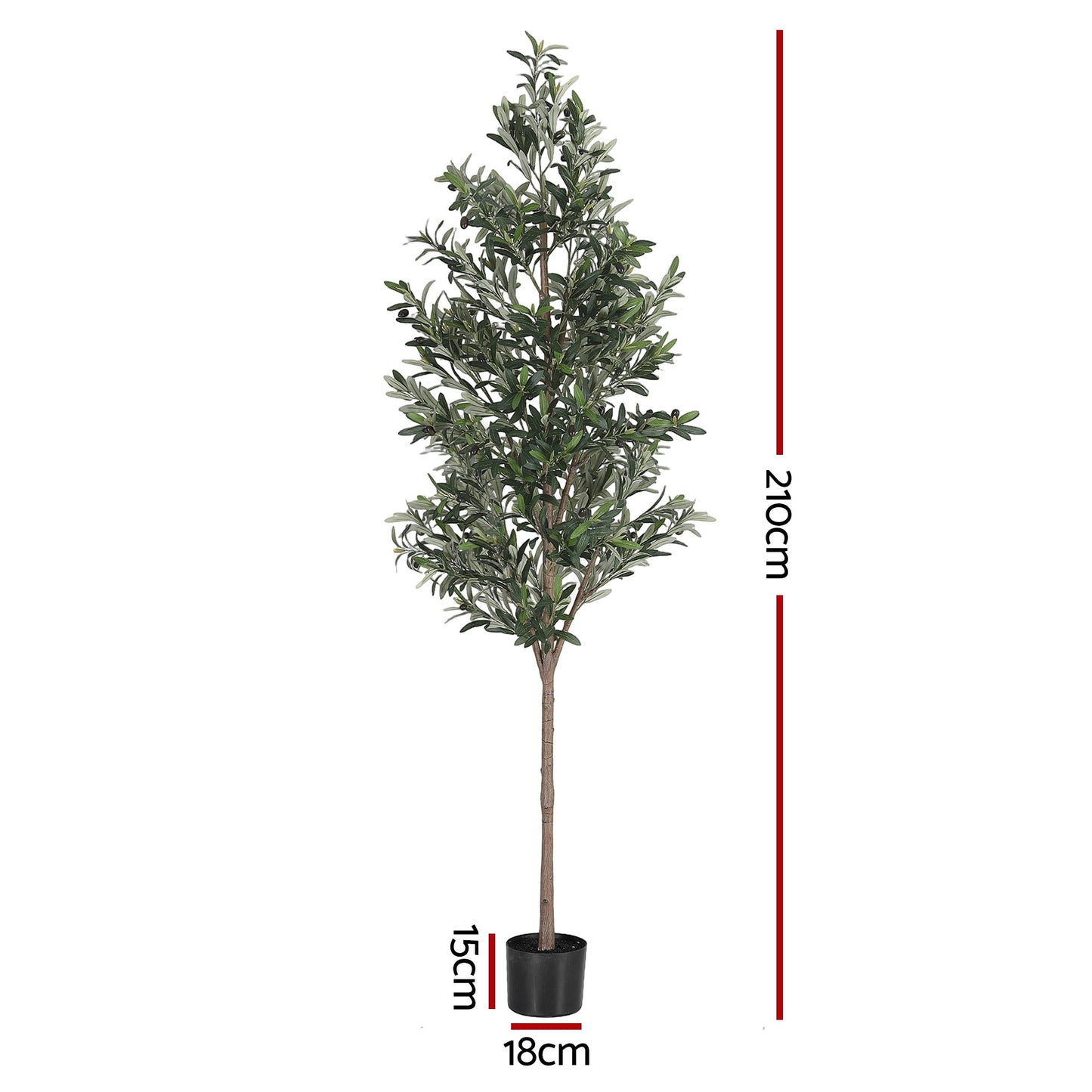 210cm Artificial Olive Tree Indoor Plant Decor | HomeAndLiving