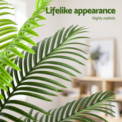 100cm Artificial Palm Tree Indoor Decor Lifelike Green Plant