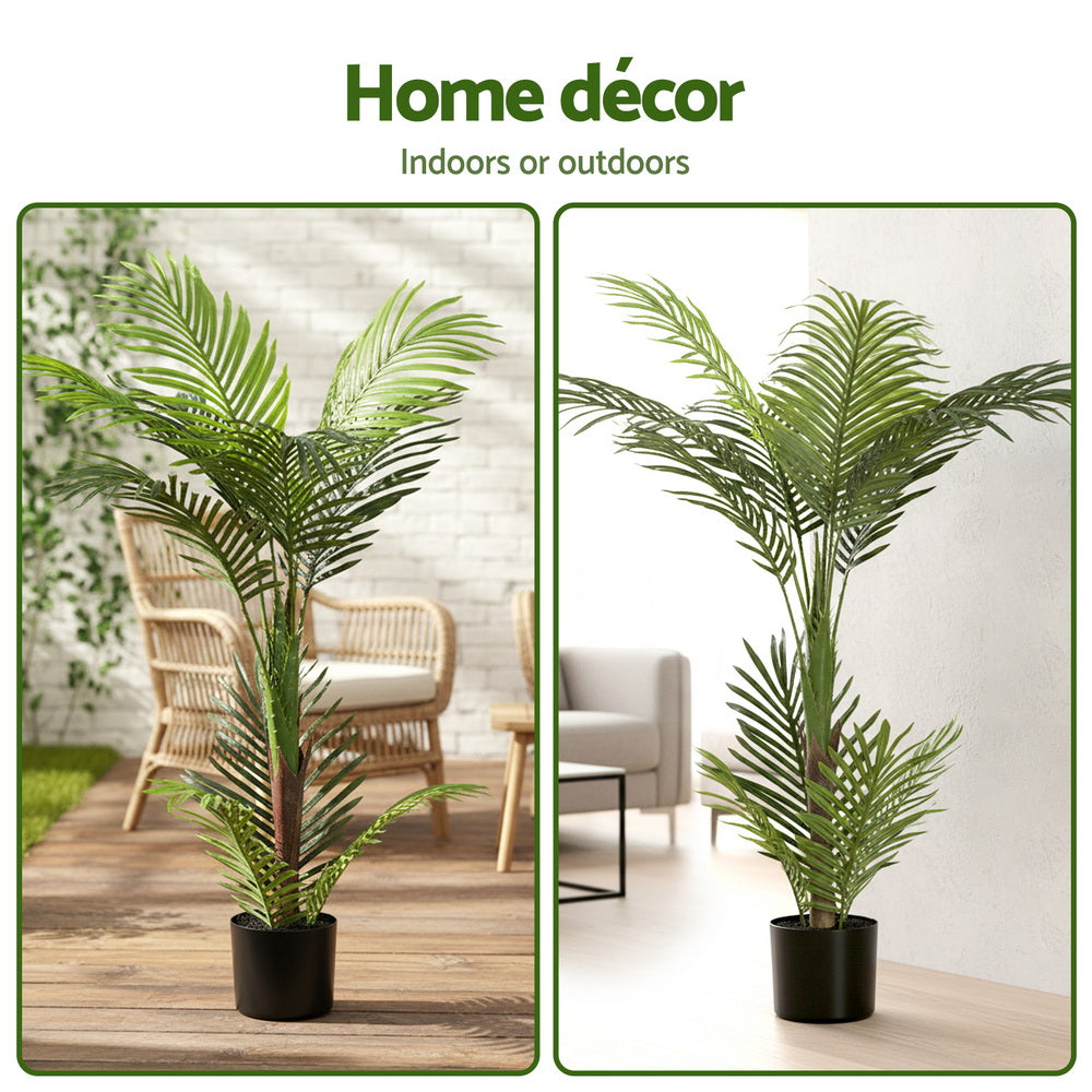 100cm Artificial Palm Tree Indoor Decor Lifelike Green Plant