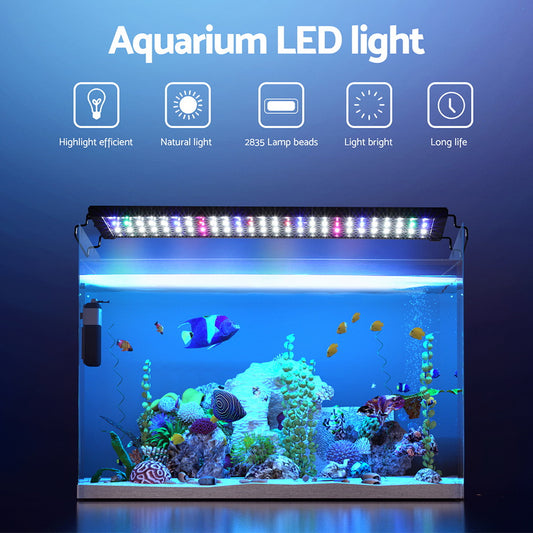 Aquarium Light Full Spectrum Aqua Plant Fish Tank Lamp