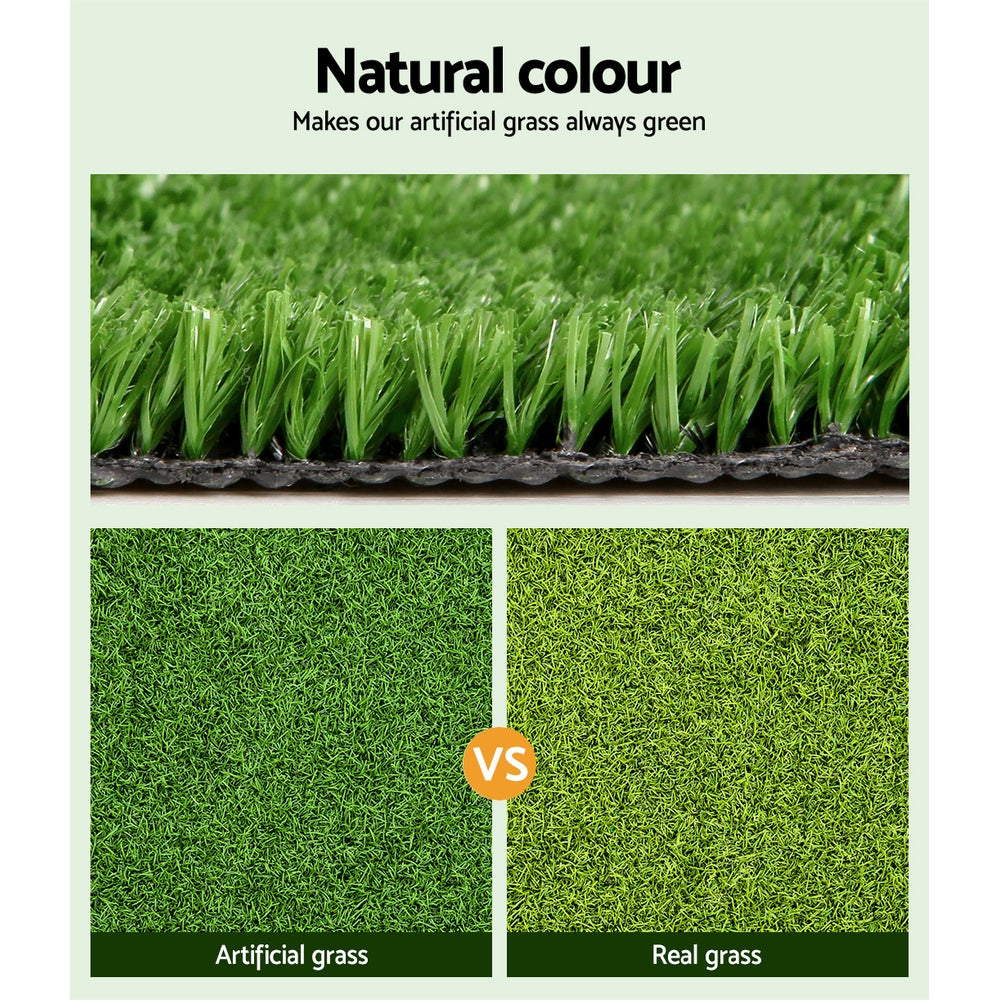 2Mx10M 10Mm Artificial Grass Synthetic Fake Lawn Turf
