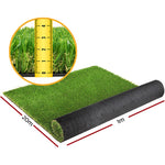 Primeturf Synthetic 30mm  0.95mx20m 19sqm Artificial Grass Fake Turf 4-coloured Plants Plastic Lawn