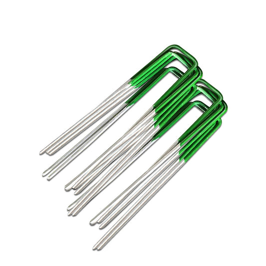 100pcs Synthetic Grass Pins & Joining Tape - Fake Lawn & Weed Mat