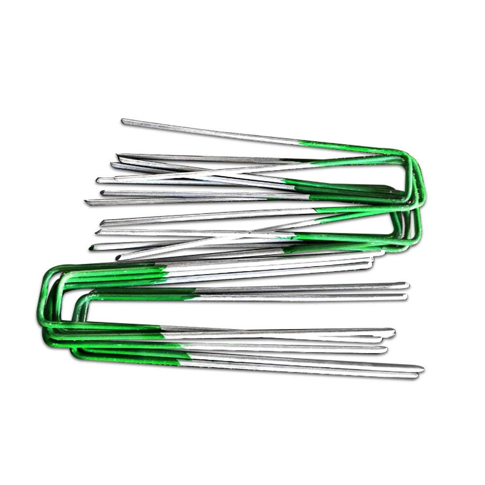100pcs Synthetic Grass Pins & Joining Tape - Fake Lawn & Weed Mat